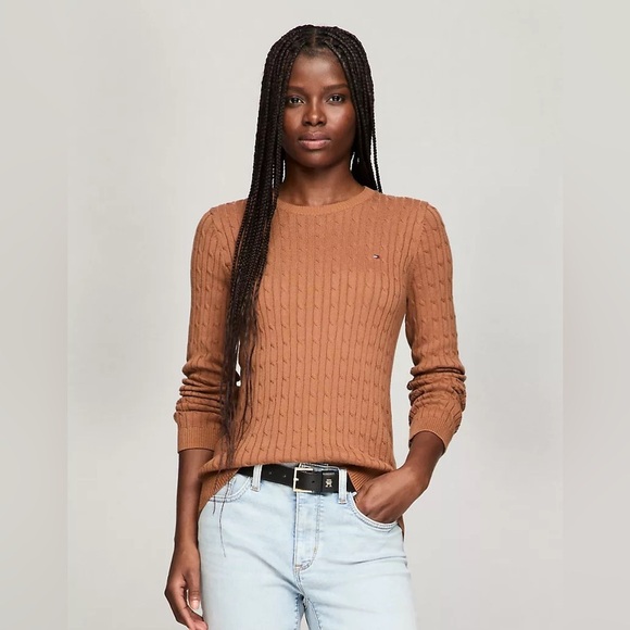 Tommy Hilfiger long sleeve cable knit sweater size xxs - Picture 4 of 11